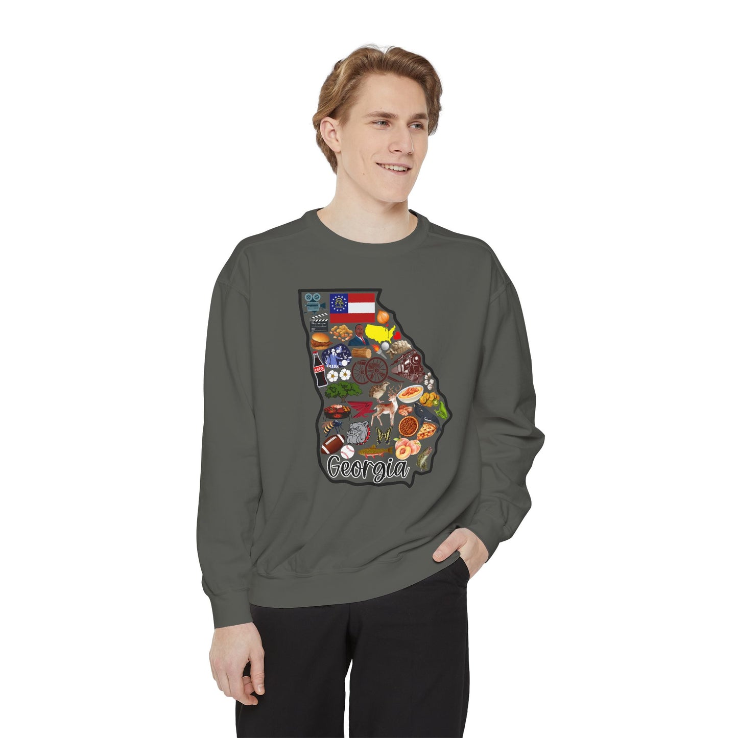 Beautiful State of Georgia - Comfort Colors Sweatshirt