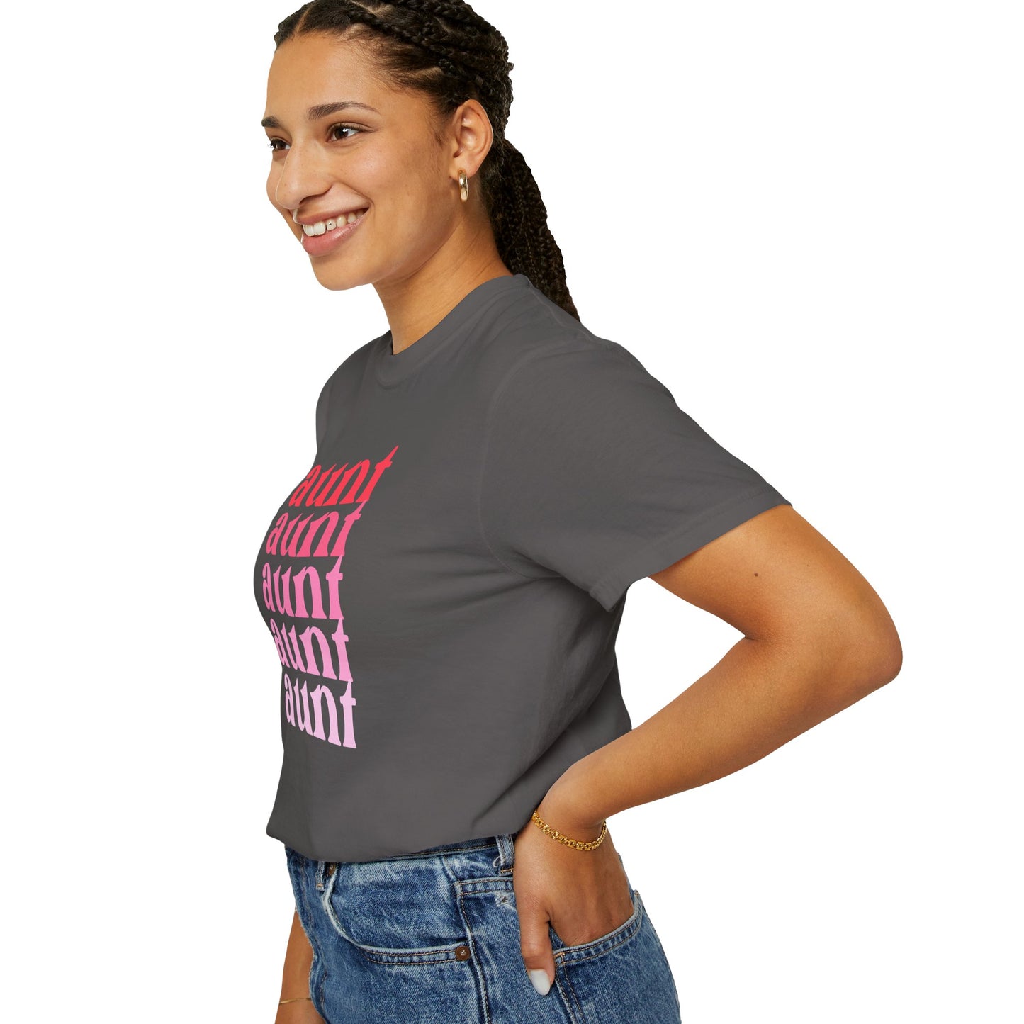 Aunt (Pink) - Comfort Colors Shirt