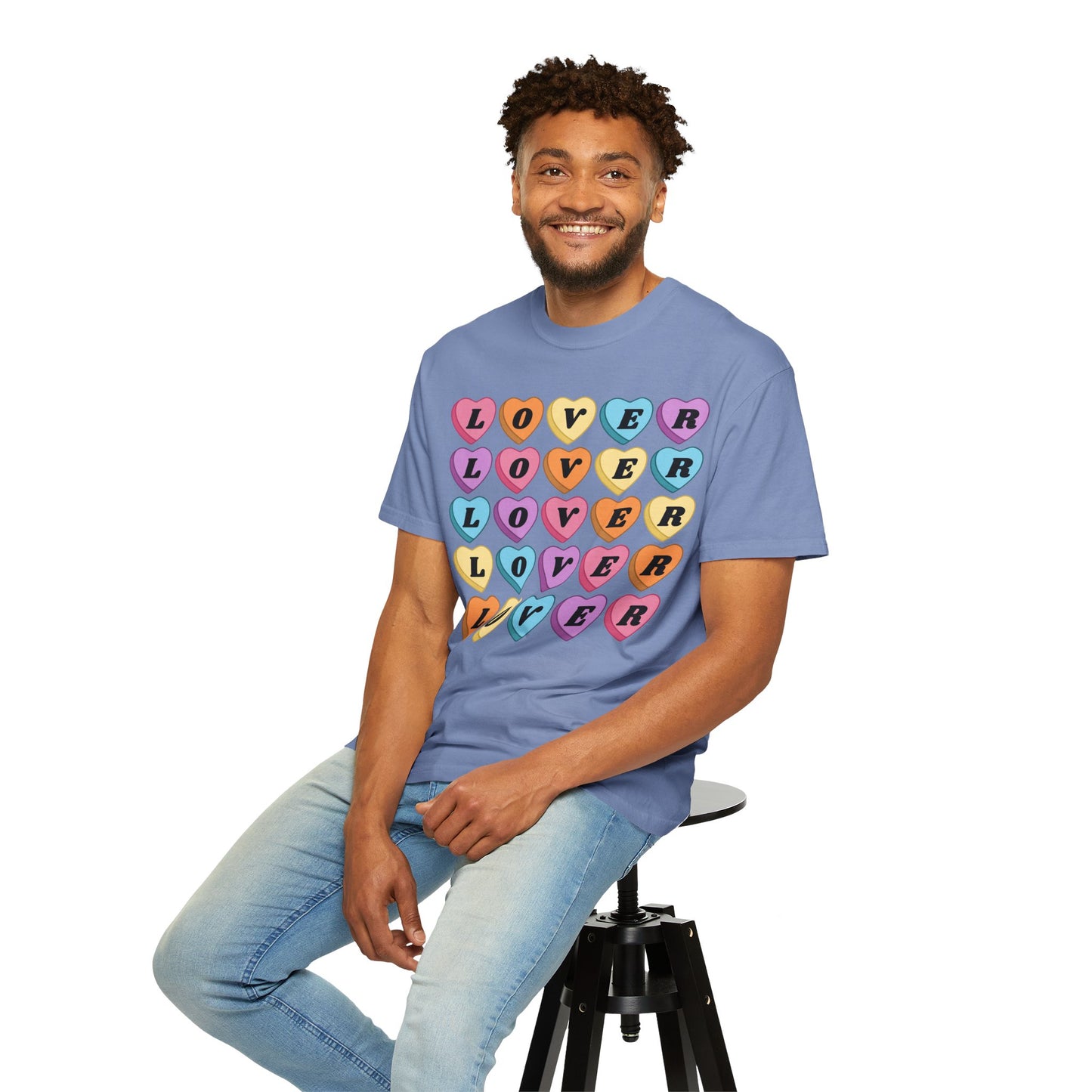 Lover Candy Heart - Comfort Colors Shirt