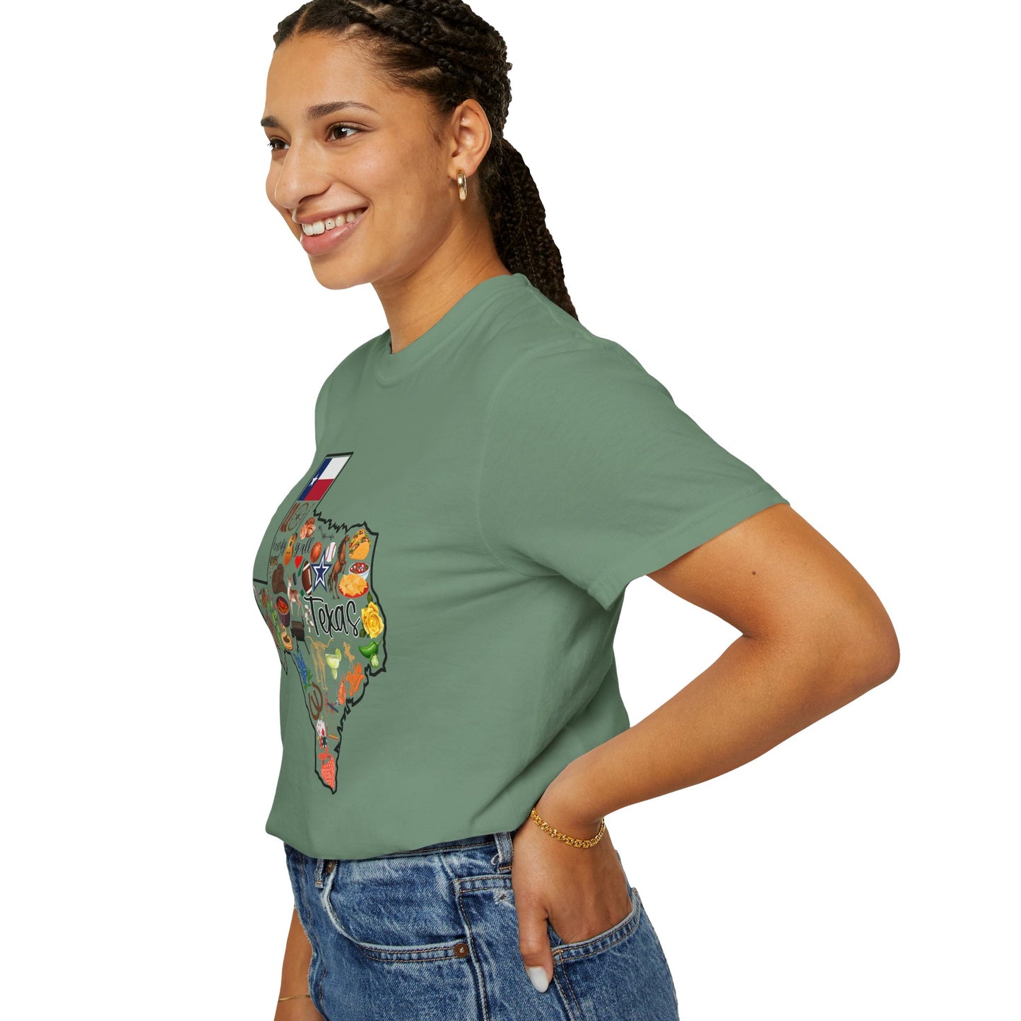 Beautiful State of Texas - Comfort Colors Shirt