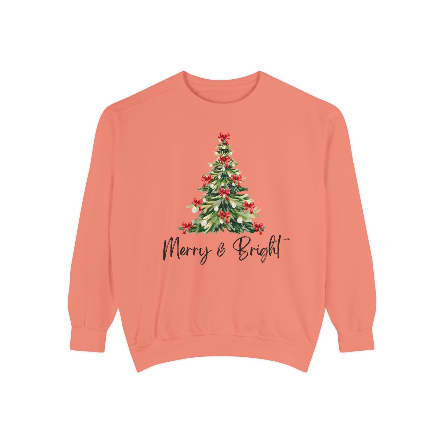Merry & Bright - Comfort Colors Sweatshirt
