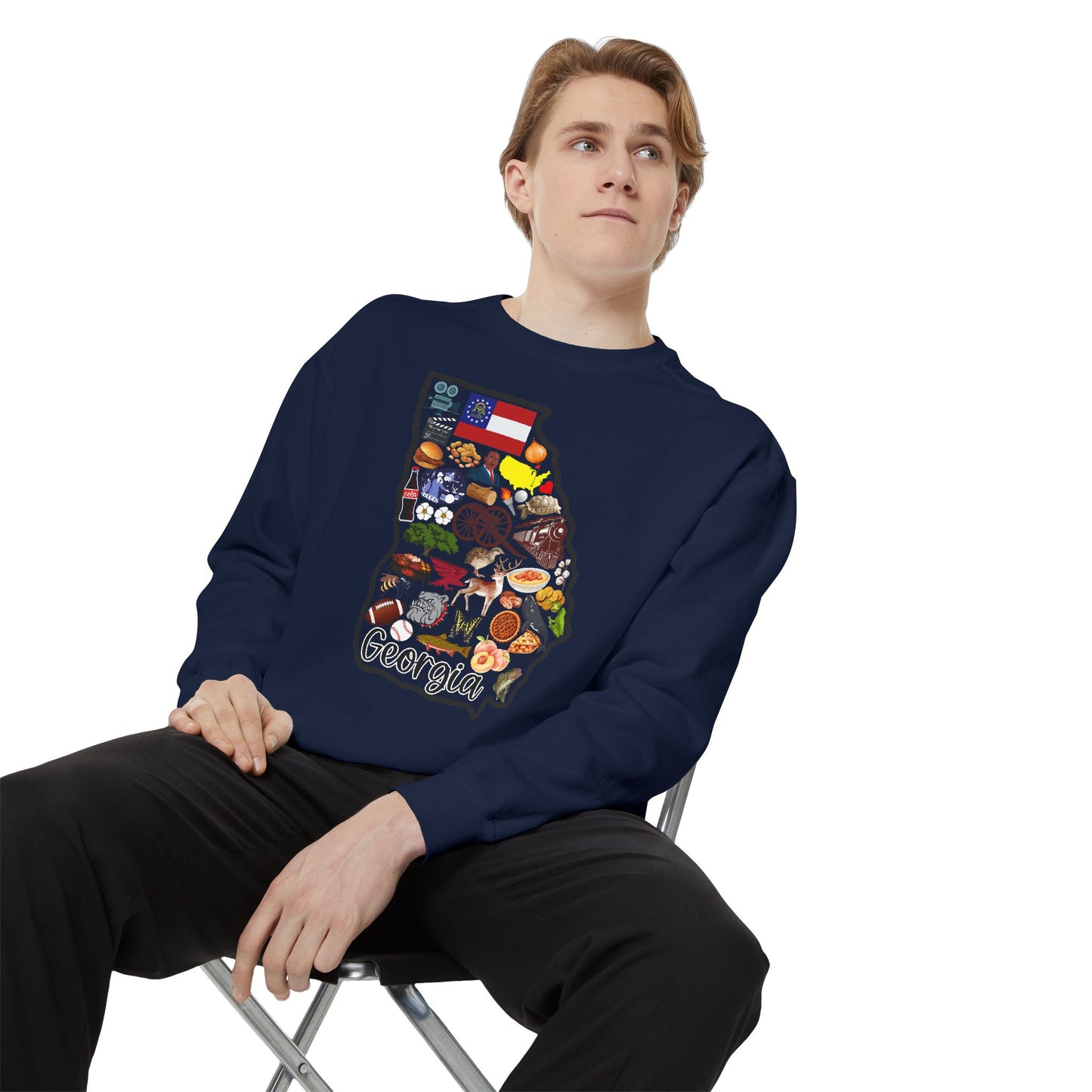 Beautiful State of Georgia - Comfort Colors Sweatshirt
