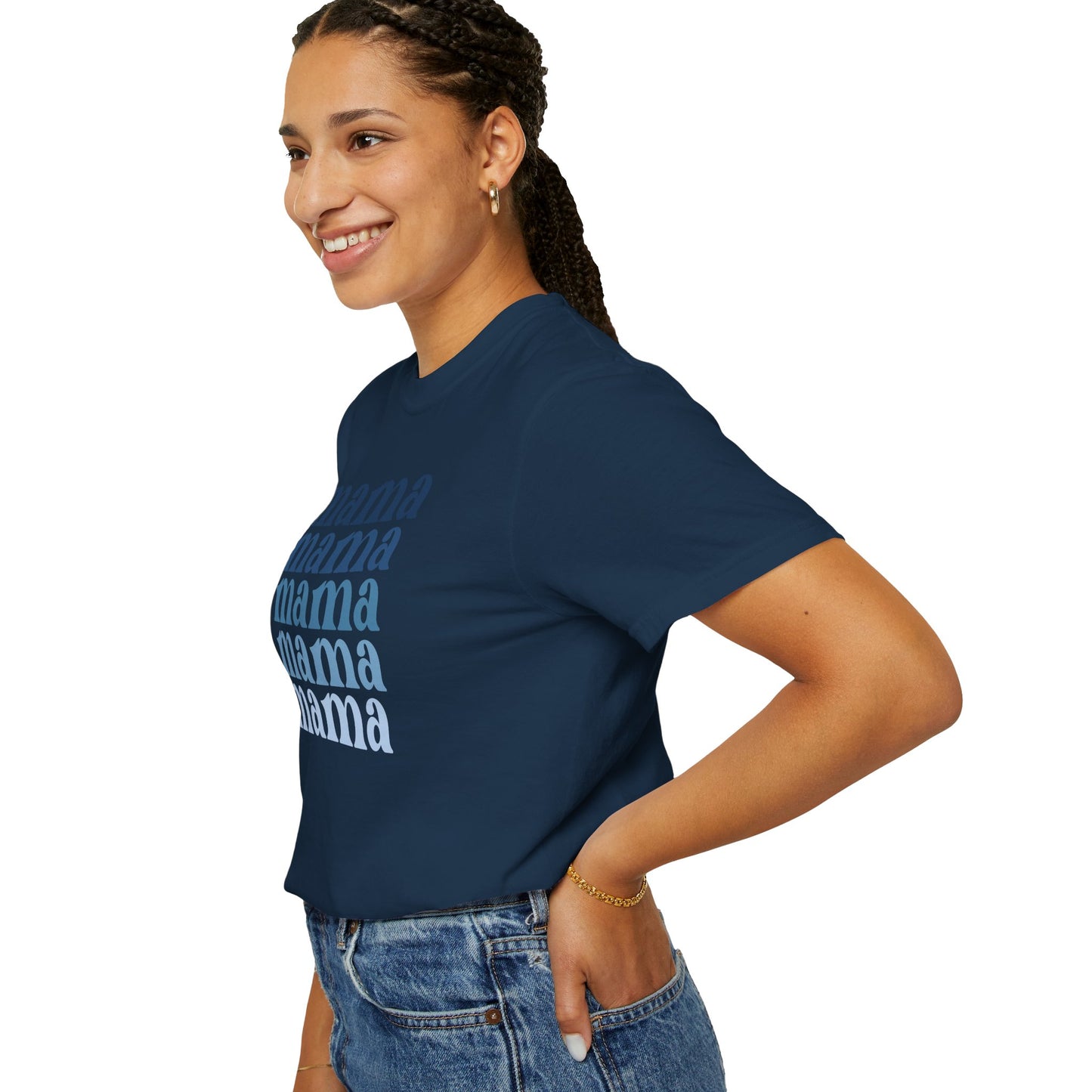 Mama (Blue) - Comfort Colors Shirt