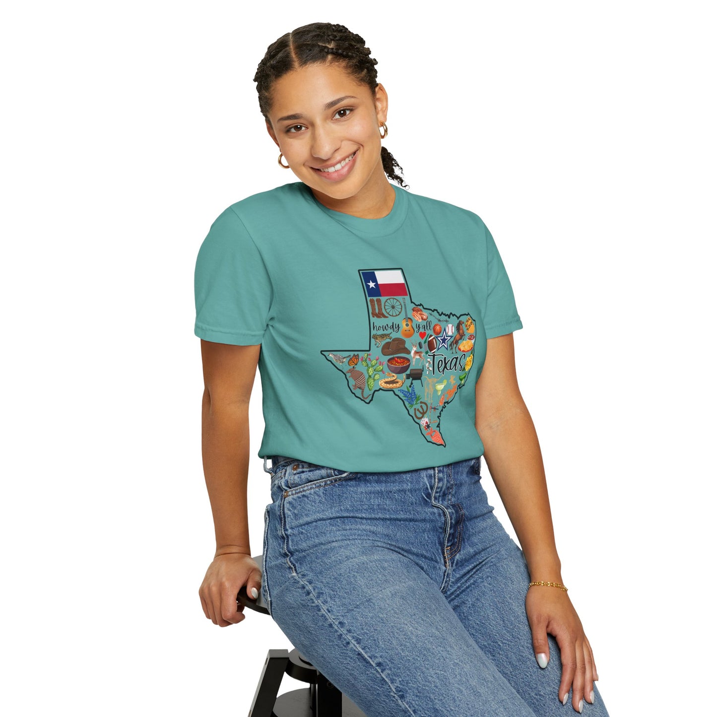 Beautiful State of Texas - Comfort Colors Shirt