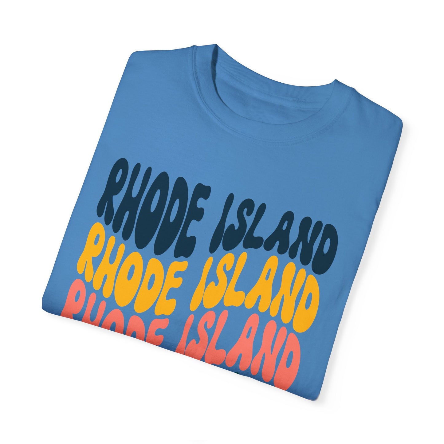 Retro Rhode Island - Comfort Colors Shirt
