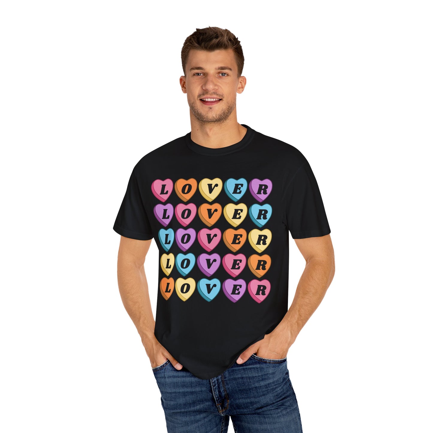 Lover Candy Heart - Comfort Colors Shirt