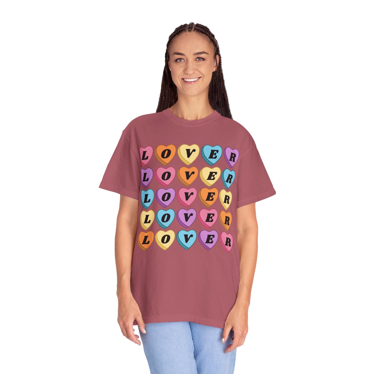 Lover Candy Heart - Comfort Colors Shirt