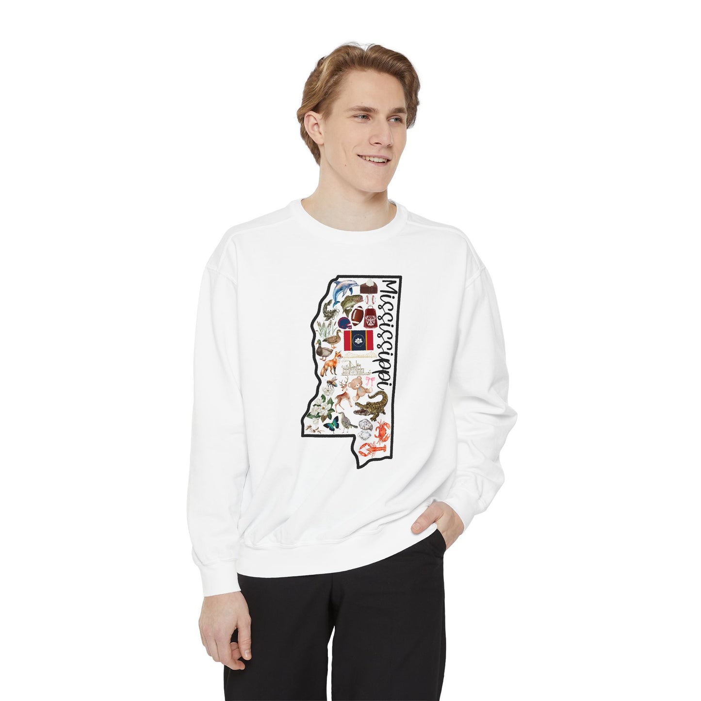 Beautiful State of Mississippi - Comfort Colors Sweatshirt