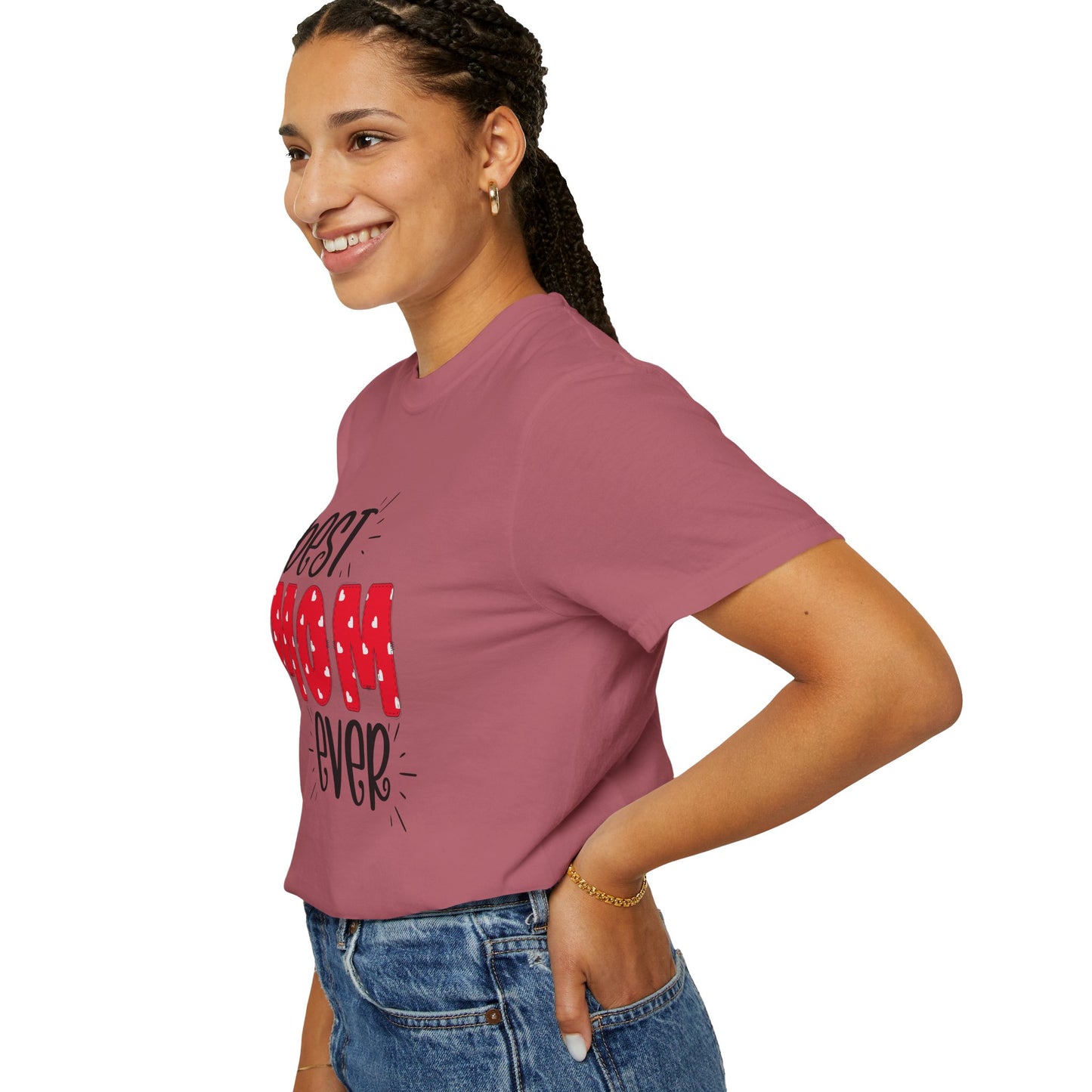 Best Mom Ever (Red) - Comfort Colors Shirt