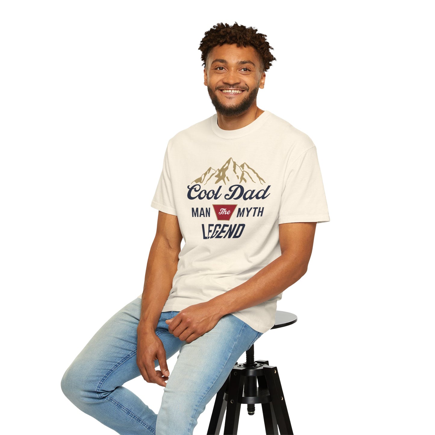 Cool Dad - The Man, The Myth, The Legend - Comfort Colors Shirt