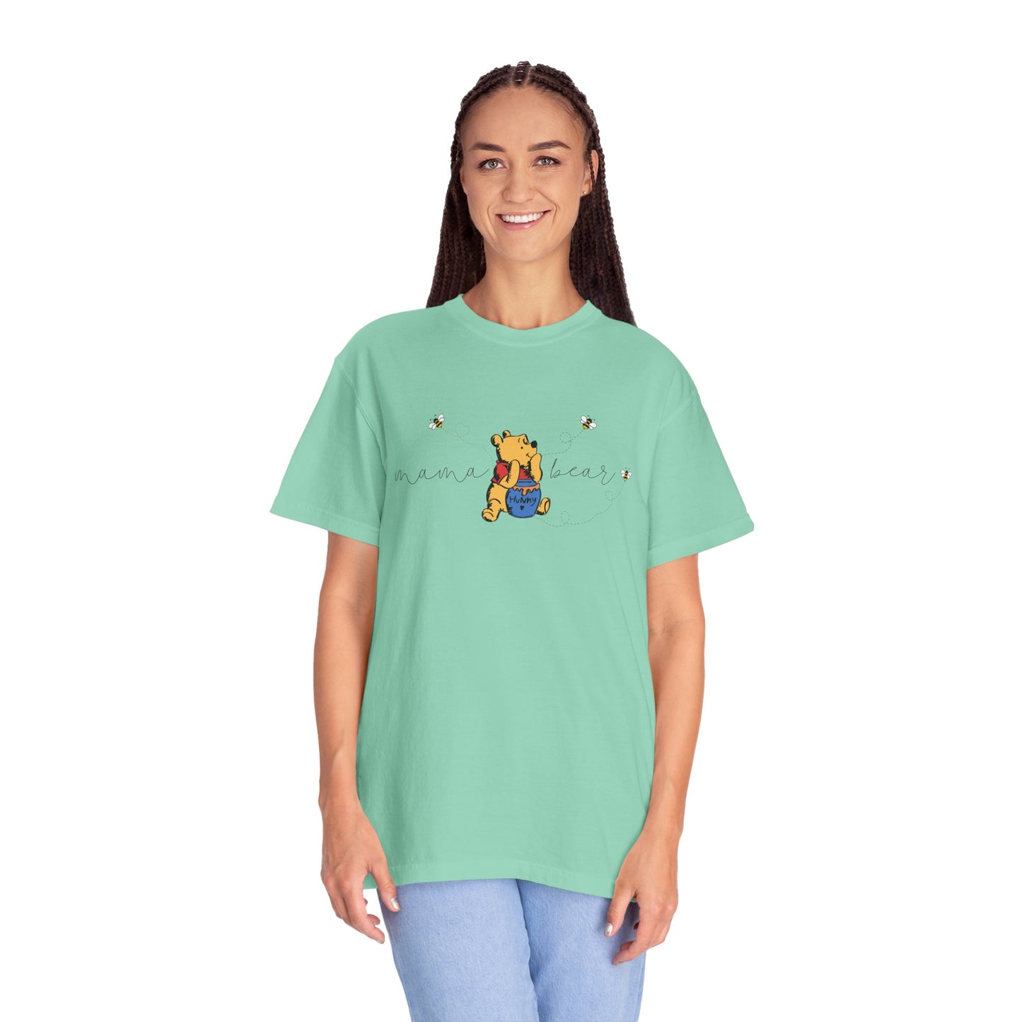 Mama Bear (Pooh Bear & Hunny) - Comfort Colors Shirt