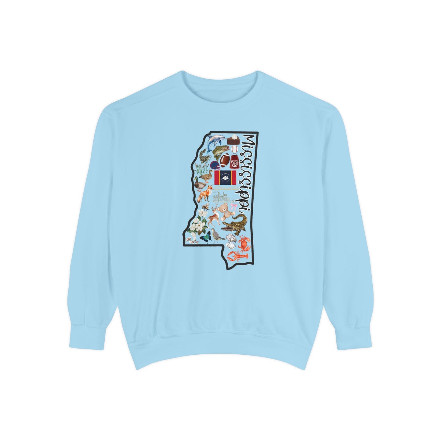 Beautiful State of Mississippi - Comfort Colors Sweatshirt