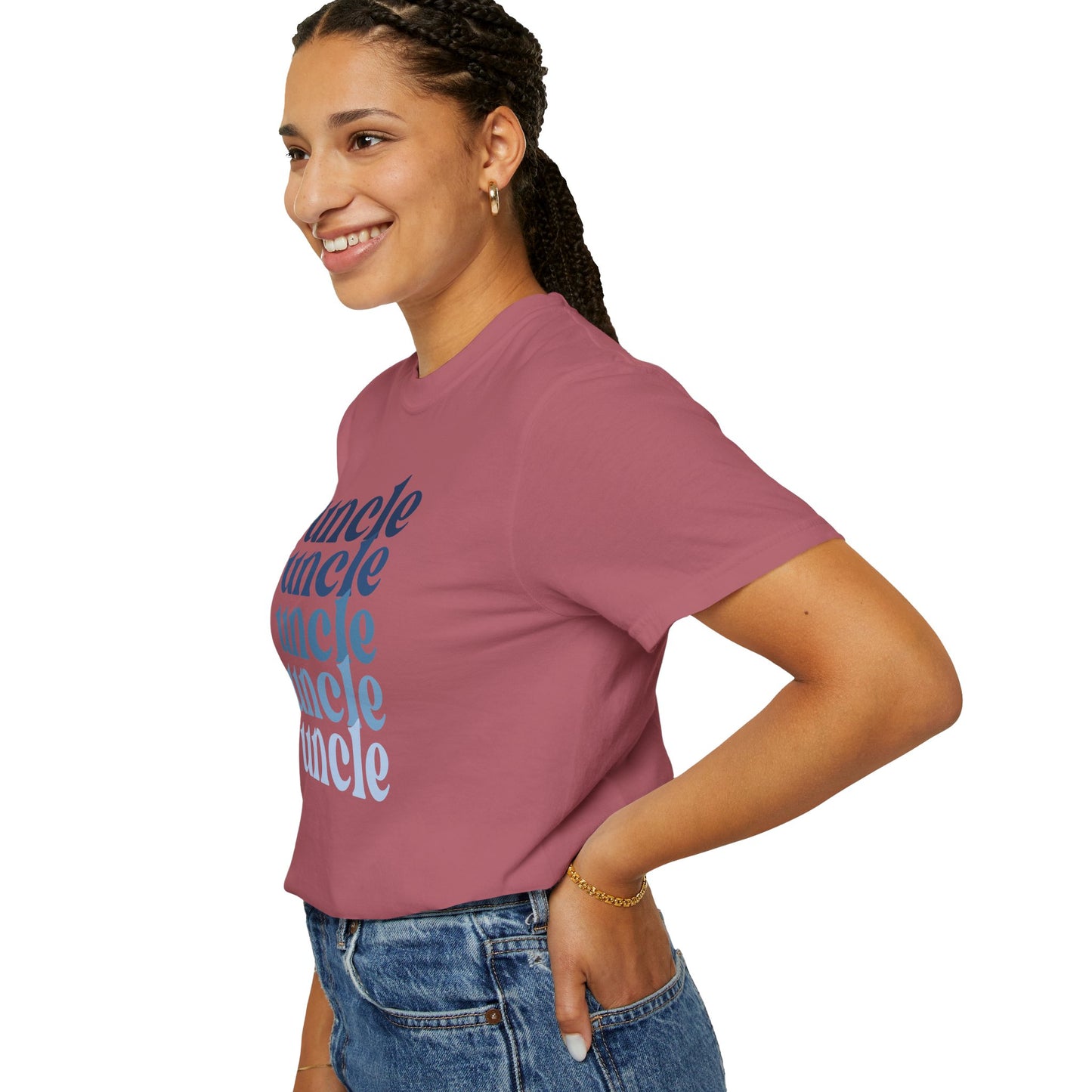 Uncle (Blue) - Comfort Colors Shirt
