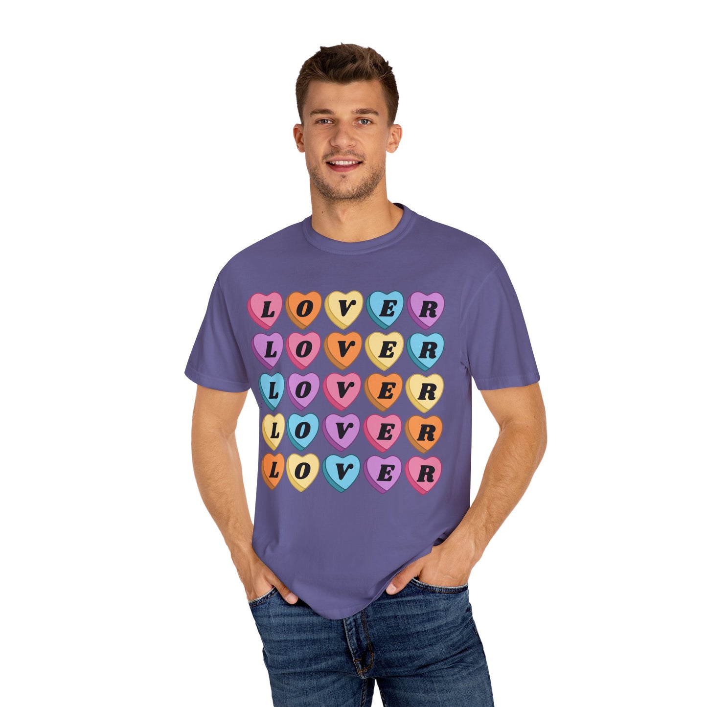 Lover Candy Heart - Comfort Colors Shirt