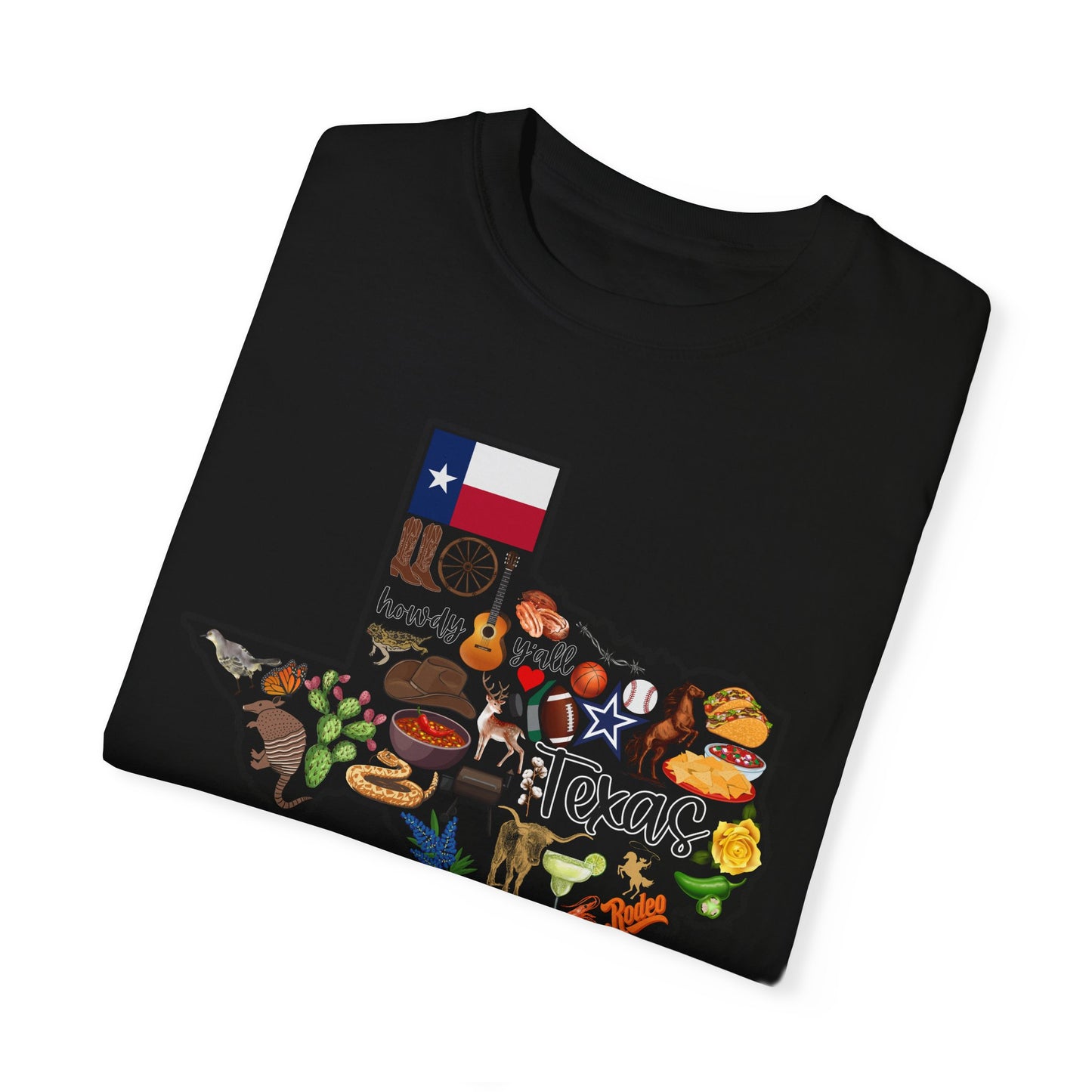 Beautiful State of Texas - Comfort Colors Shirt