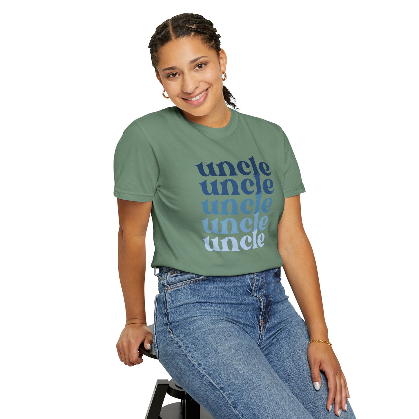 Uncle (Blue) - Comfort Colors Shirt