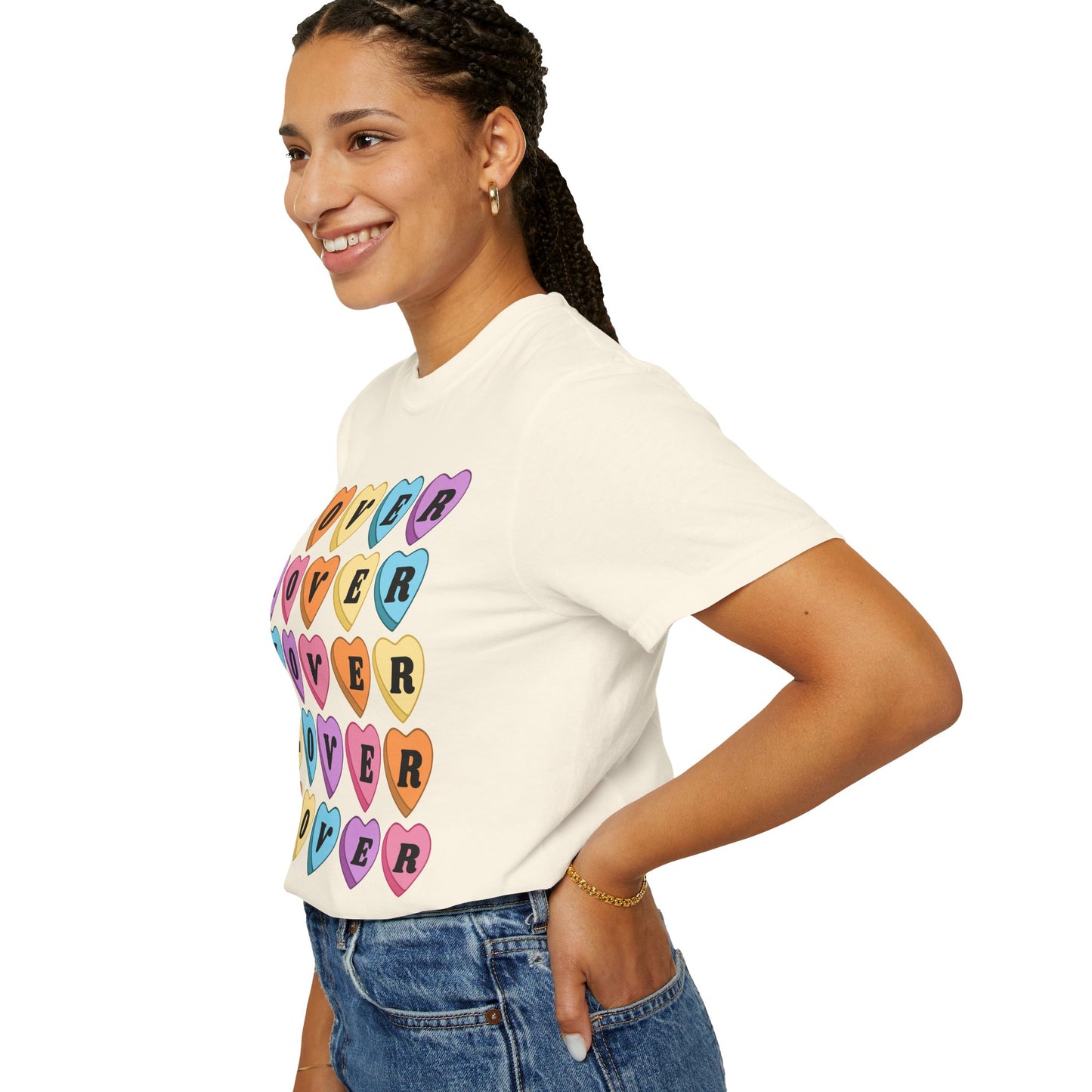 Lover Candy Heart - Comfort Colors Shirt