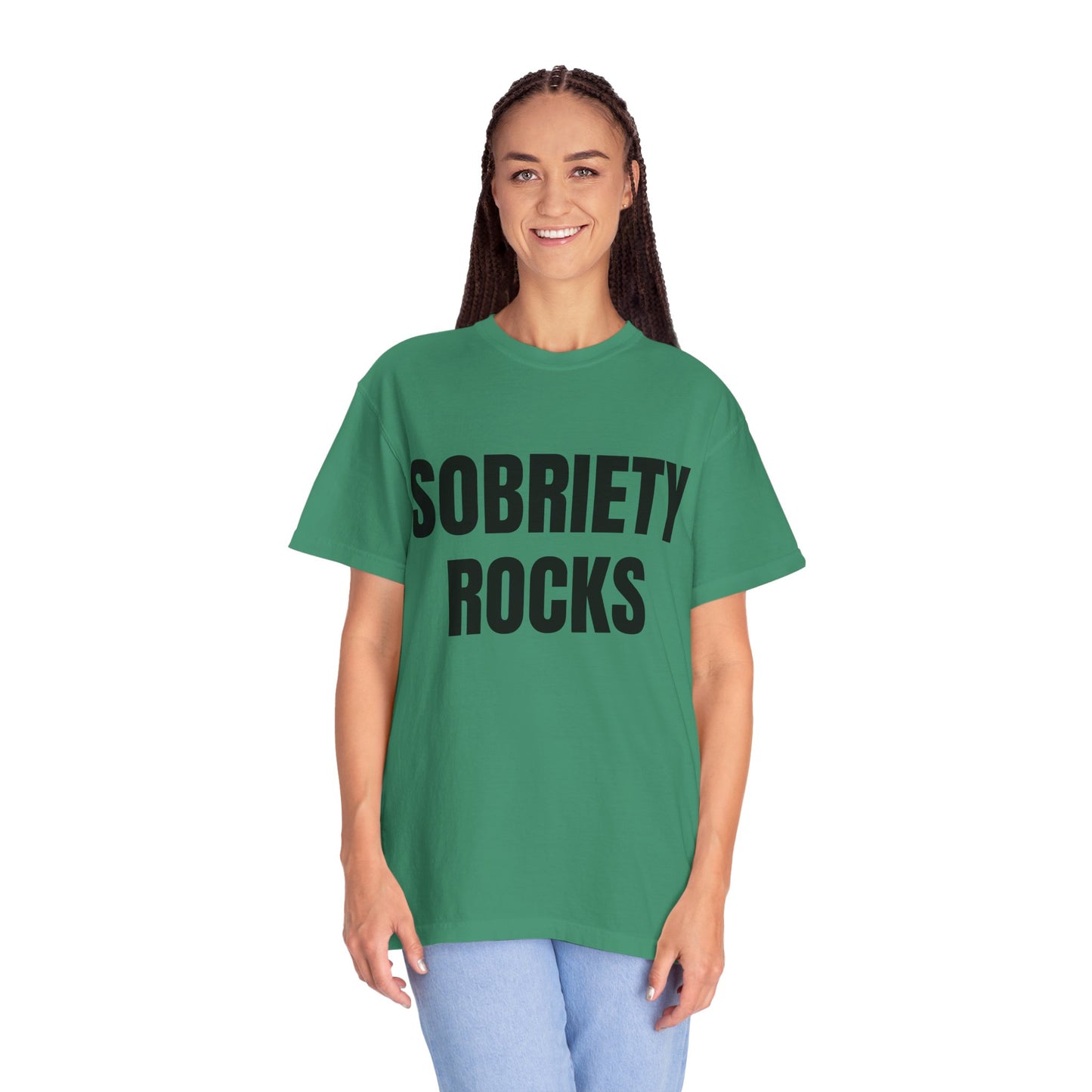 Sobriety Rocks - Comfort Colors Shirt