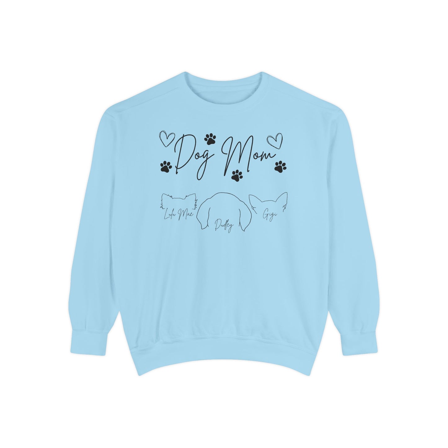 Dog Mom *Customize/Personalize* - Comfort Colors Sweatshirt