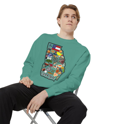 Beautiful State of Georgia - Comfort Colors Sweatshirt