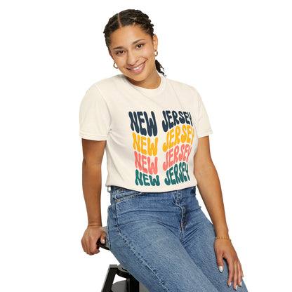 Retro New Jersey - Comfort Colors Shirt
