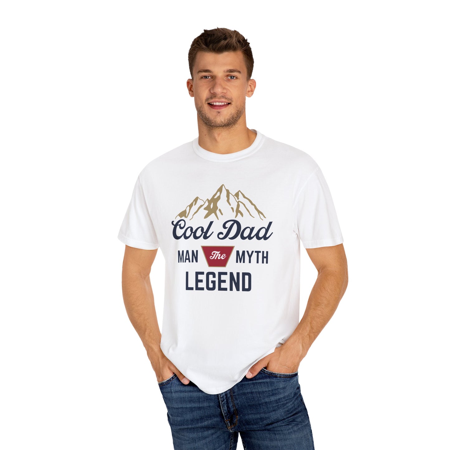 Cool Dad - The Man, The Myth, The Legend - Comfort Colors Shirt