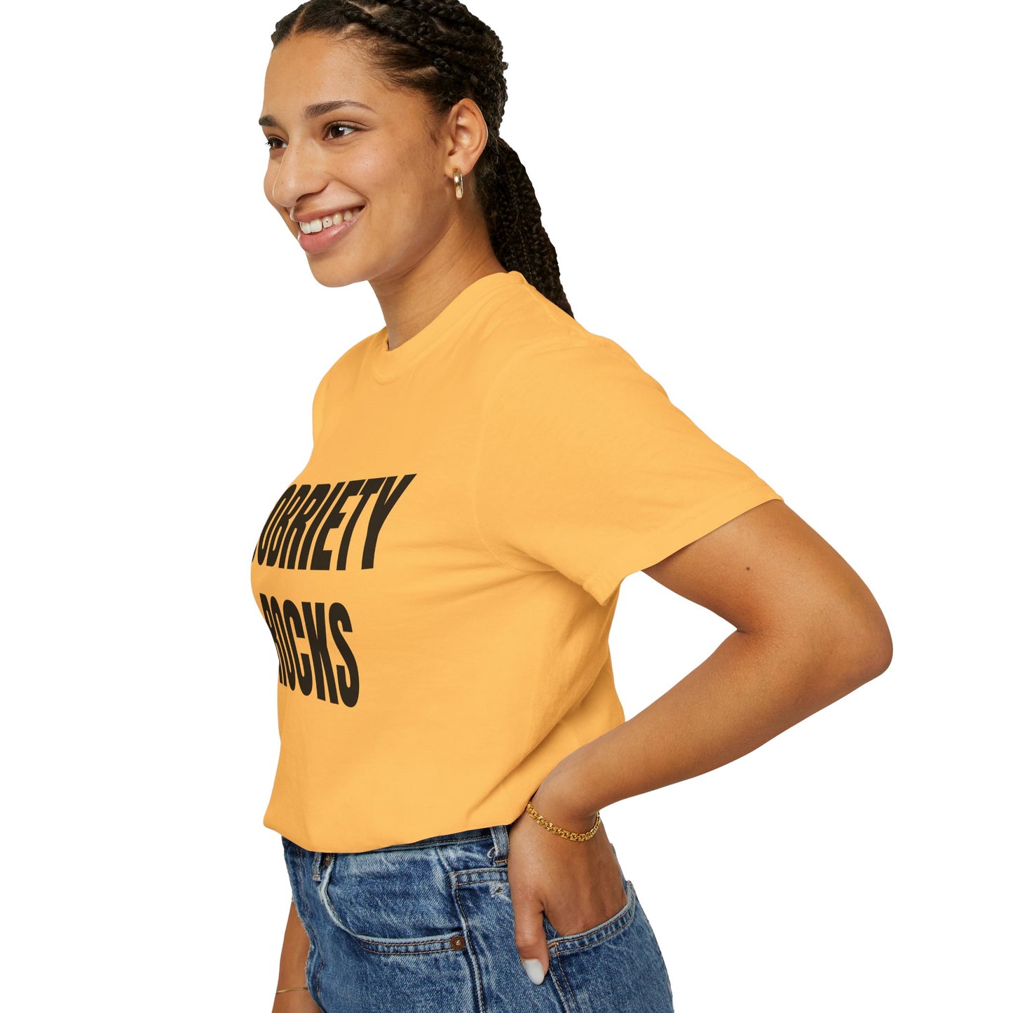 Sobriety Rocks - Comfort Colors Shirt