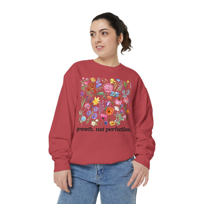 Growth, Not Perfection - Comfort Colors Sweatshirt