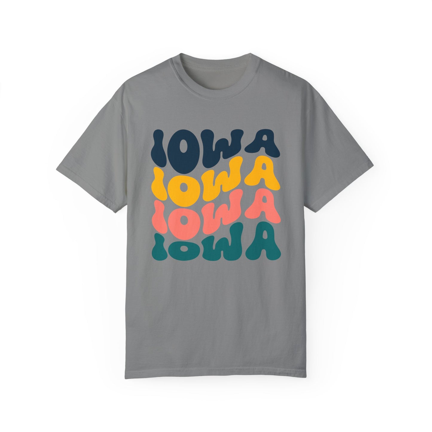 Retro Iowa - Comfort Colors Shirt