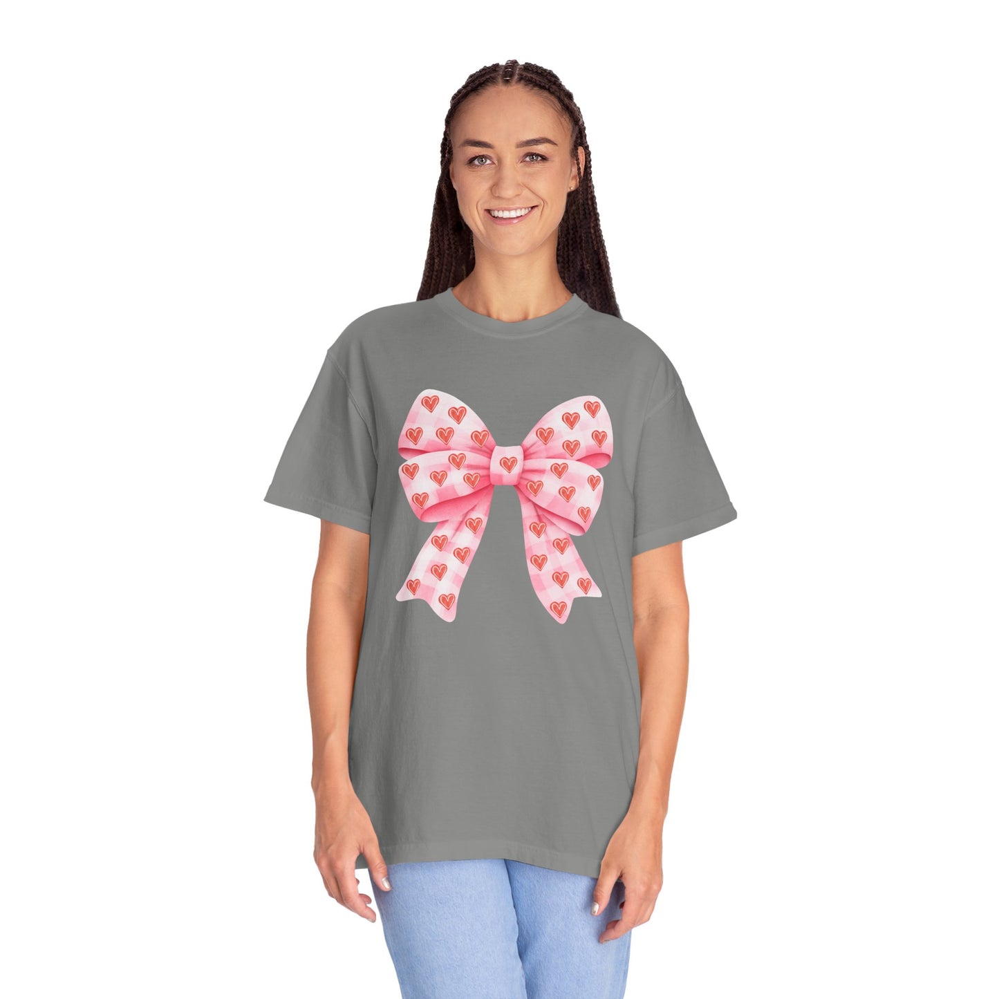 Pink Bows & Hearts - Comfort Colors Shirt
