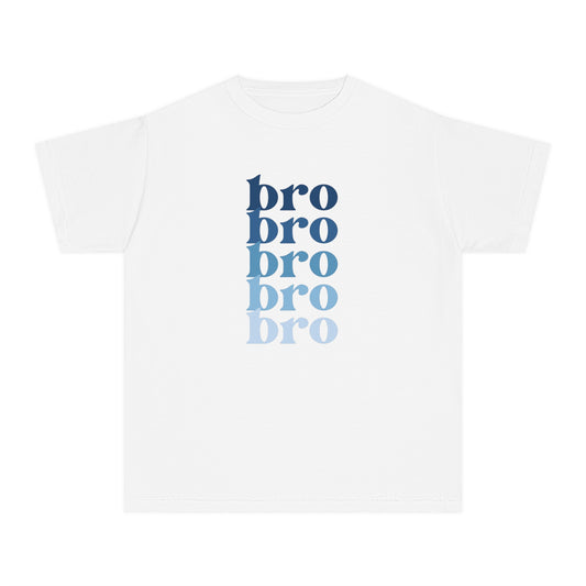 Bro - Blue - (Youth) Comfort Colors Shirt