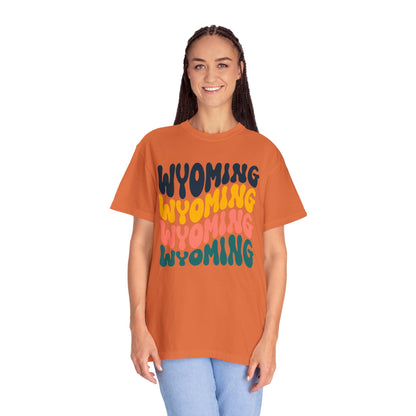 Retro Wyoming - Comfort Colors Shirt