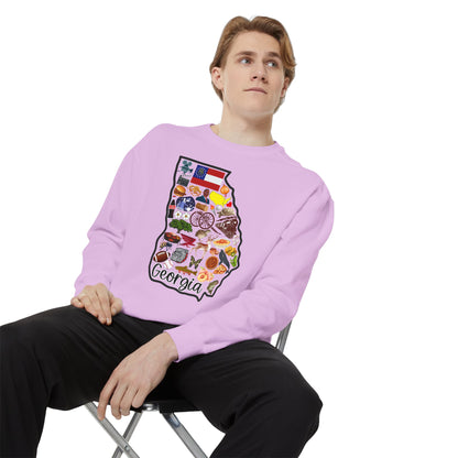 Beautiful State of Georgia - Comfort Colors Sweatshirt