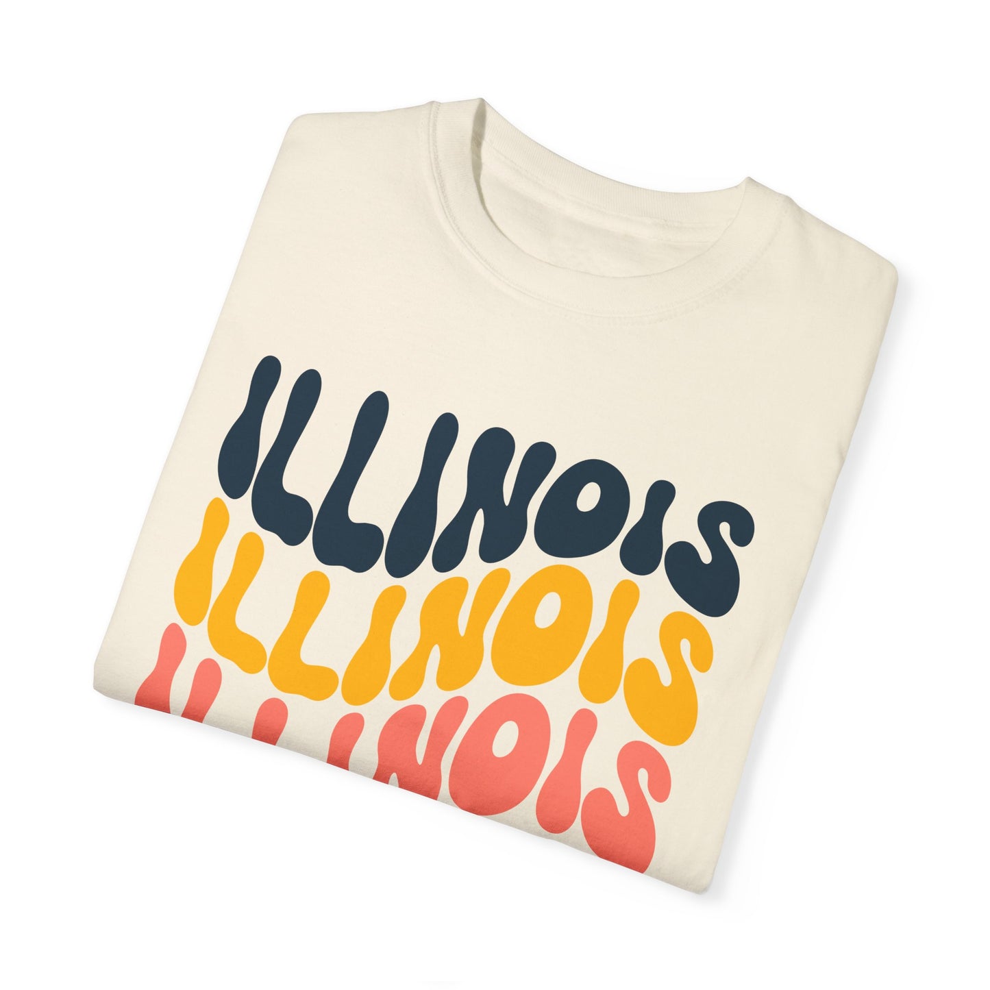 Retro Illinois - Comfort Colors Shirt