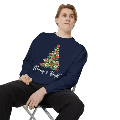 Merry & Bright - Comfort Colors Sweatshirt
