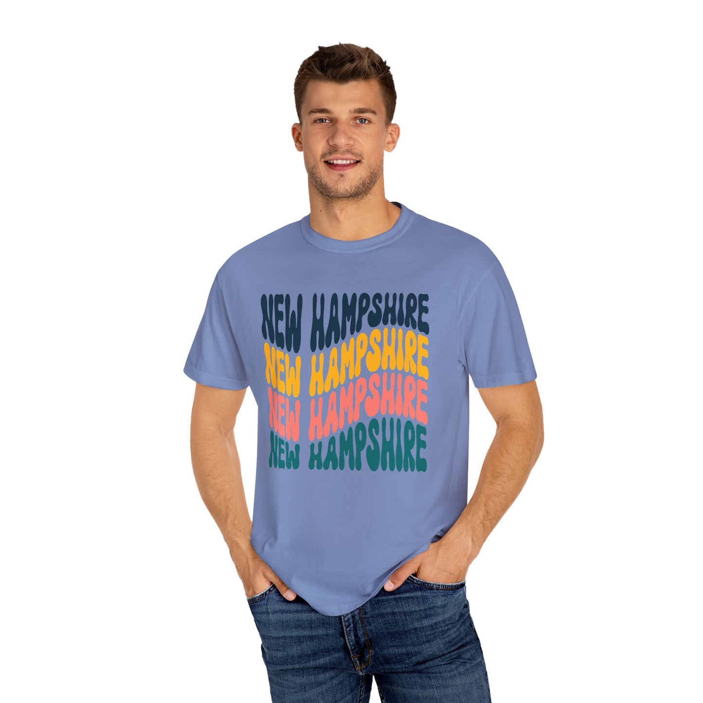 Retro New Hampshire - Comfort Colors Shirt