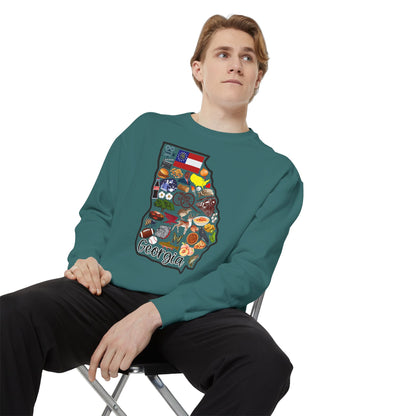 Beautiful State of Georgia - Comfort Colors Sweatshirt