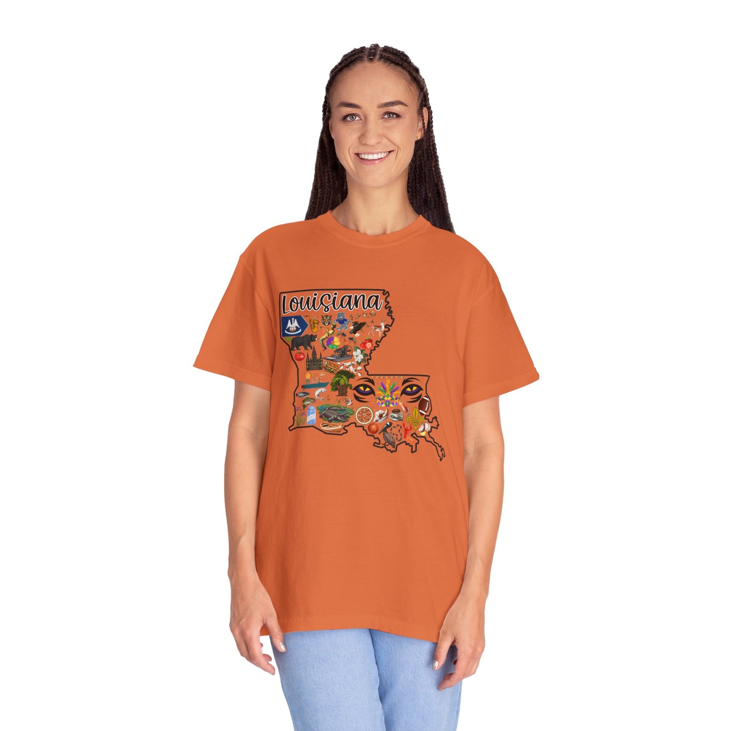 Beautiful State of Louisiana - Comfort Colors Shirt