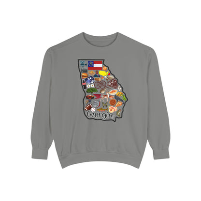 Beautiful State of Georgia - Comfort Colors Sweatshirt