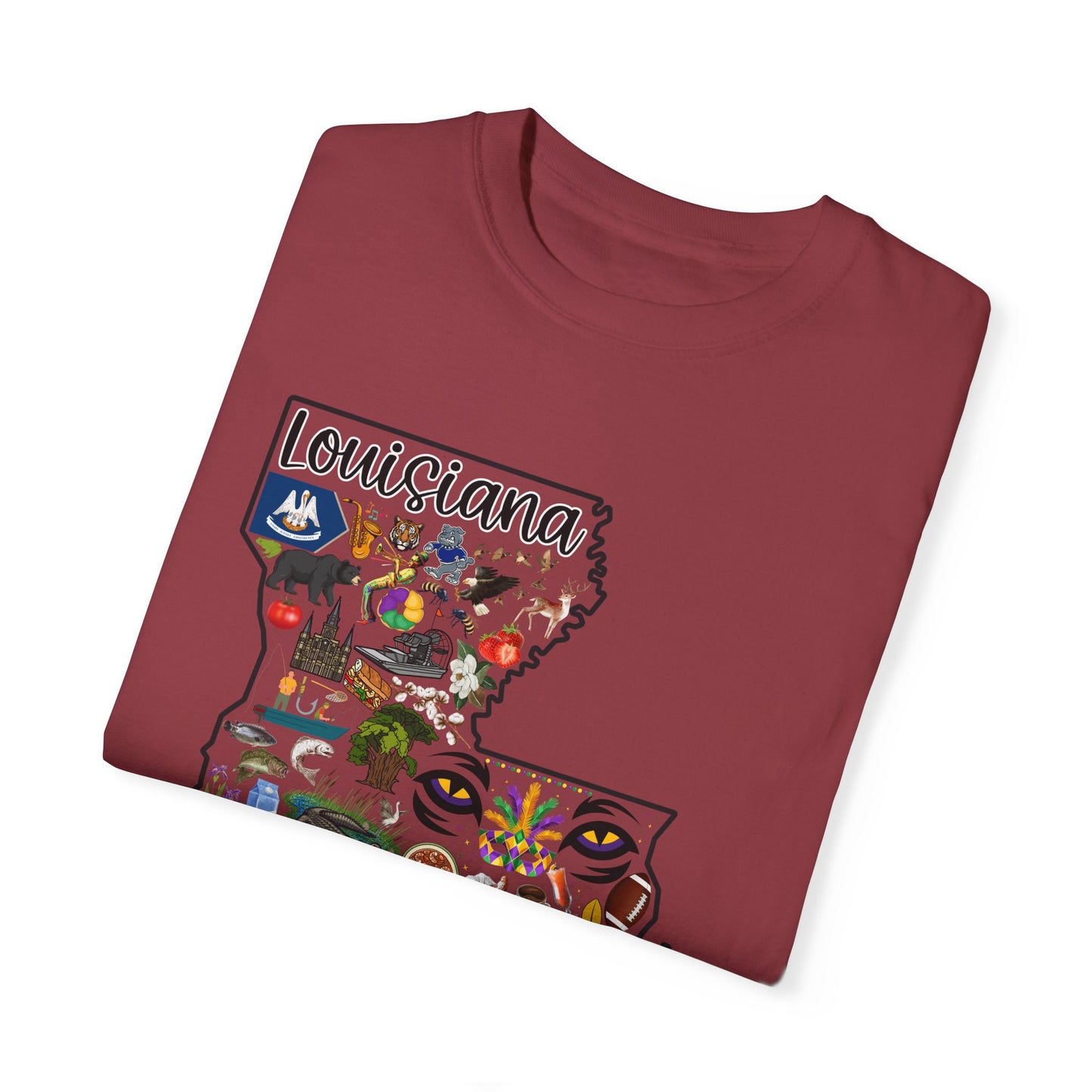 Beautiful State of Louisiana - Comfort Colors Shirt