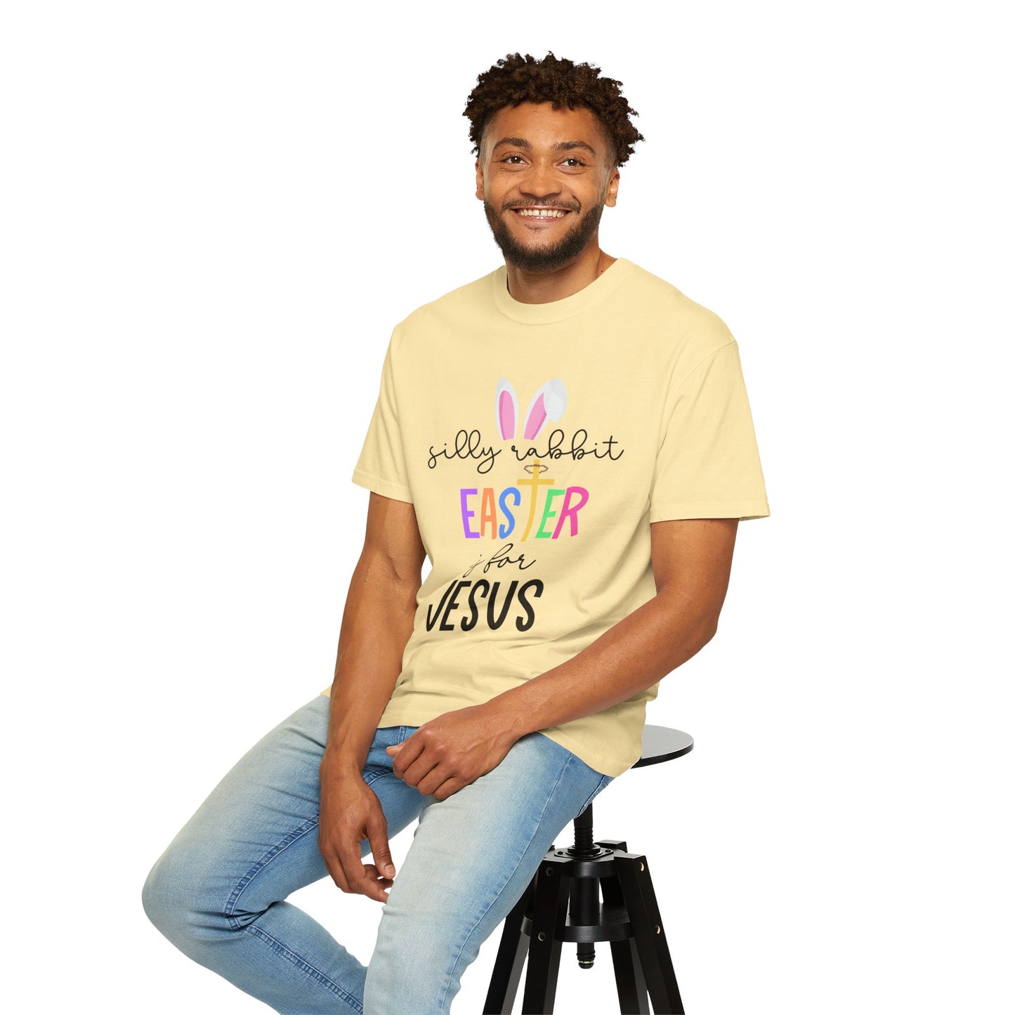 Silly Rabbit Easter is for Jesus - Comfort Colors Shirt