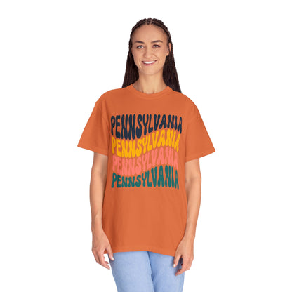 Retro Pennsylvania - Comfort Colors Shirt
