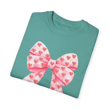 Pink Bows & Hearts - Comfort Colors Shirt