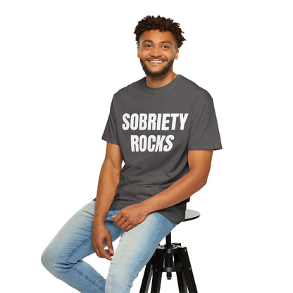 Sobriety Rocks - Comfort Colors Shirt