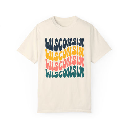 Retro Wisconsin - Comfort Colors Shirt