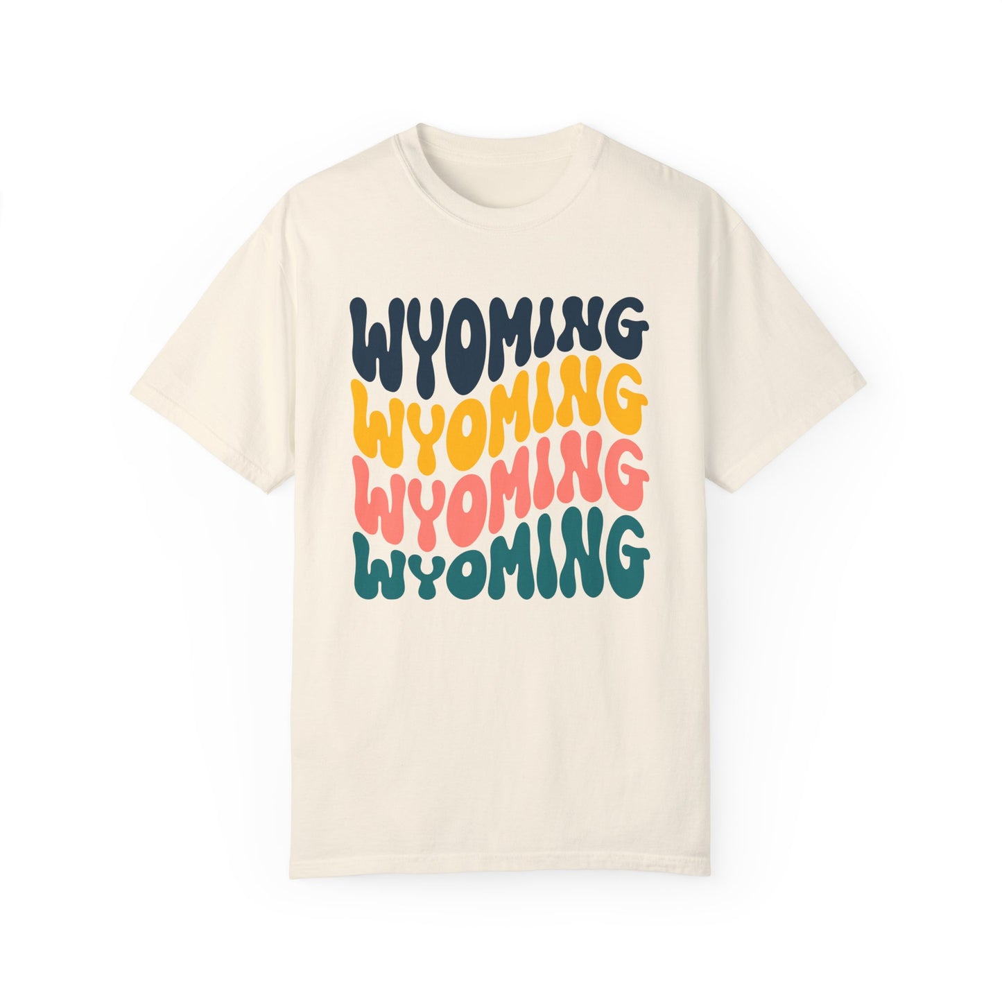 Retro Wyoming - Comfort Colors Shirt