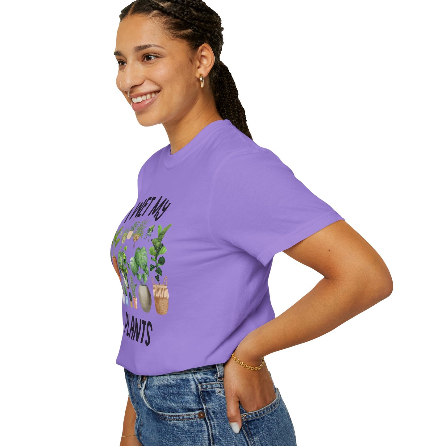 I Wet My Plants - Comfort Colors Shirt