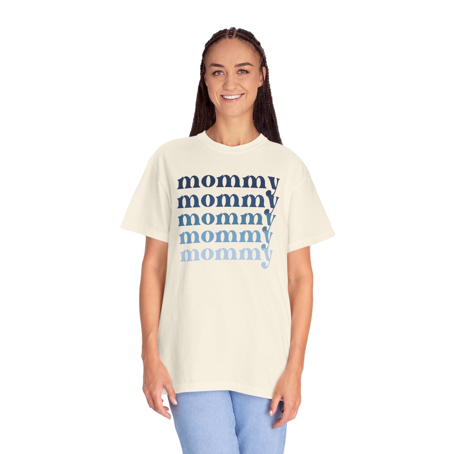 Mommy (Blue) - Comfort Colors Shirt