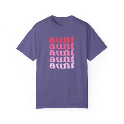 Aunt (Pink) - Comfort Colors Shirt