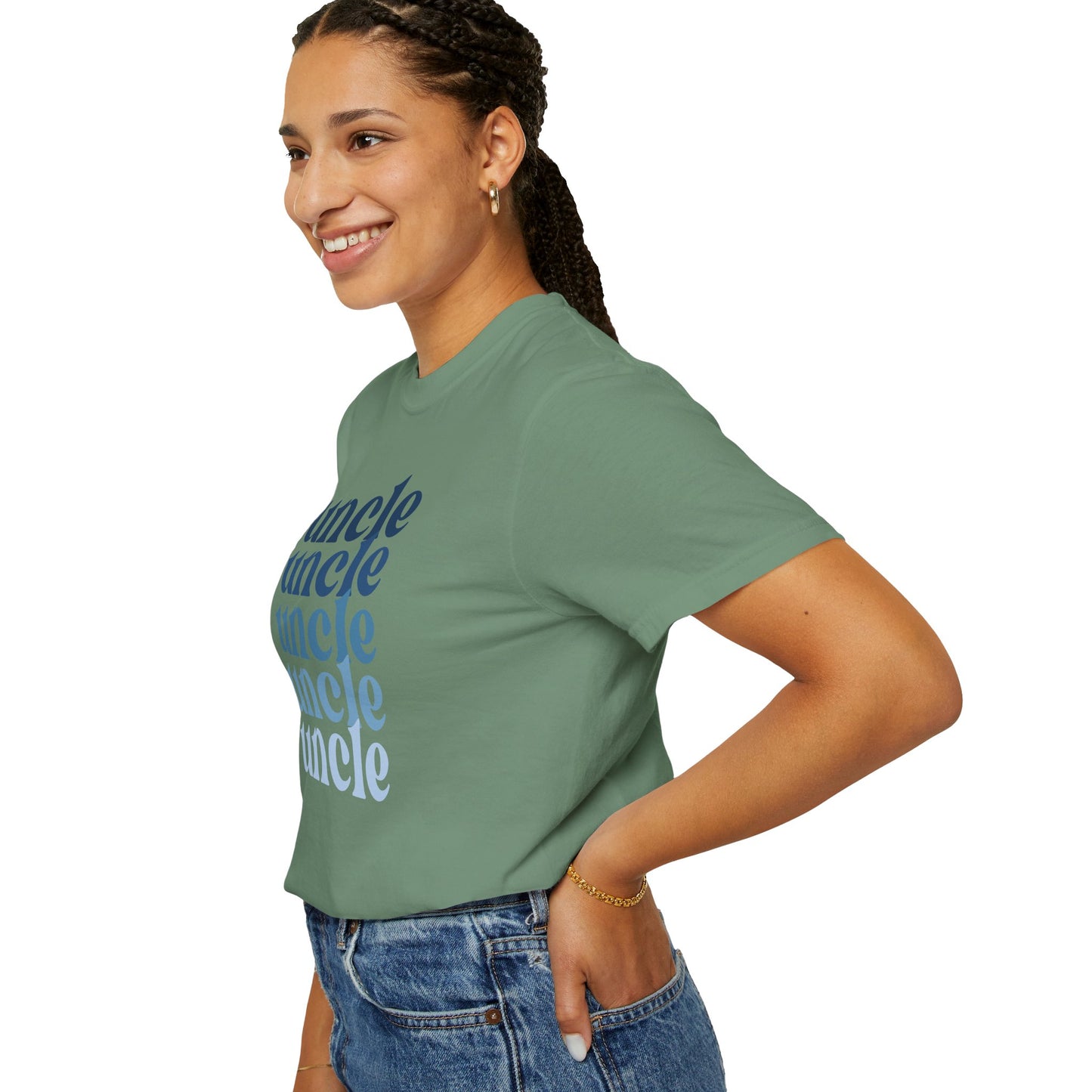 Uncle (Blue) - Comfort Colors Shirt